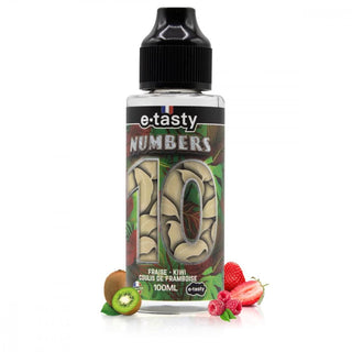 NUMBERS E-Liquides par marques Numbers 10: Fraise, Kiwi et Coulis de framboise Numbers par E.tasty 100ml