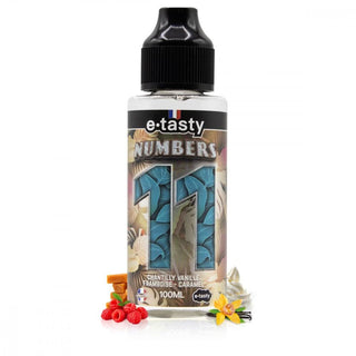 NUMBERS E-Liquides par marques Numbers 11: Chantilly, vanille, Framboise et Caramel Numbers par E.tasty 100ml