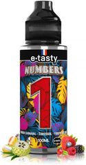 NUMBERS E-Liquides par marques Numbers 1: Bonbons, Corossol et Fruits des bois Numbers par E.tasty 100ml