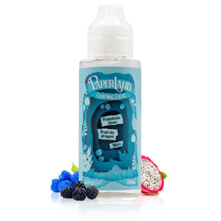 Airmust E-Liquides par marques Framboise bleue – Fruit du dragon – Mûre Paperland 100ml