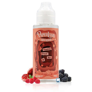Airmust E-Liquides par marques Grenade – Mûre – Framboise – Fraîcheur Paperland 100ml