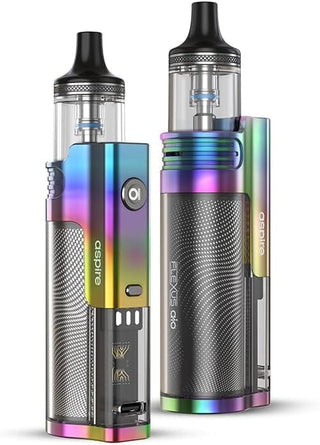 Pauseclopes : Cigarette electronique Rainbow Cigarette Électronique Aspire Flexus AIO, Sans Tabac, Sans Nicotine, Interdit aux moins de 18 ans (Black)