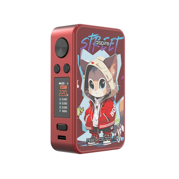 Box Revolto S Special Edition Aspire - Red & Street Kitty