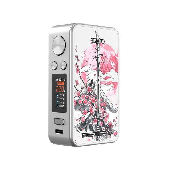 Box Revolto S Special Edition Aspire - Silver & Katana Blossom