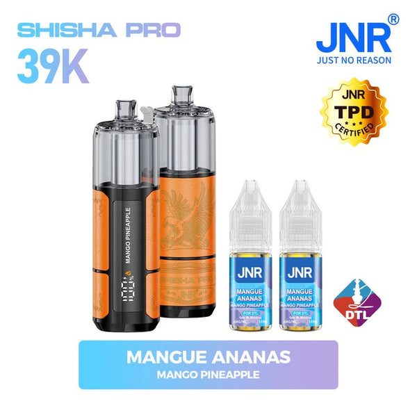Shisha Pro 39K JNR – Puff Rechargeable 39000 Bouffées 6mg - JNR | PauseClopes