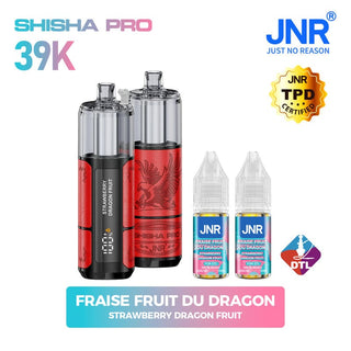 Shisha Pro 39K JNR – Puff Rechargeable 39000 Bouffées 6mg - JNR | PauseClopes