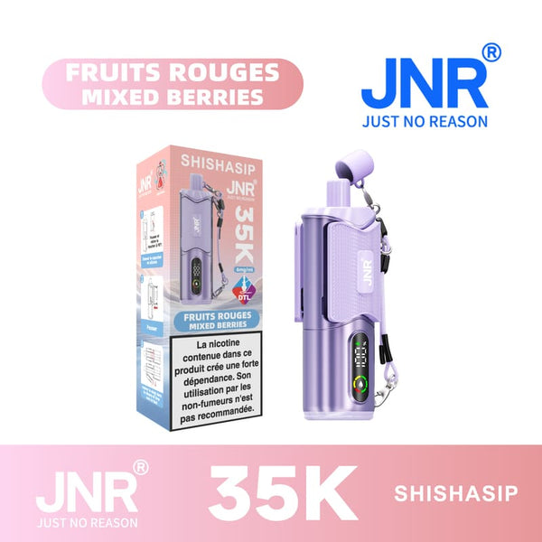 Shishasip 35K JNR - Puff Rechargeable 35000 Bouffées 20mg - JNR | PauseClopes