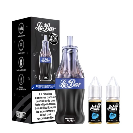 LeBar 40K Dragon Noir Glacé - Puff rechargeable 40000 bouffées