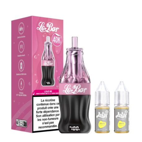 LeBar 40K Love 66 - Puff rechargeable 40000 bouffées