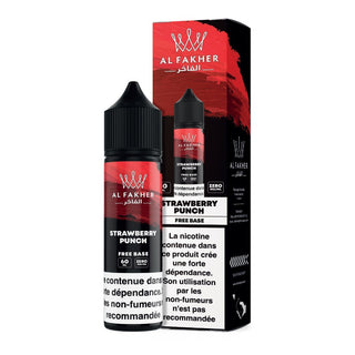 Strawberry Punch 60ml Al Fakher - e-liquide fraise cocktail frais prêt à vaper 0mg