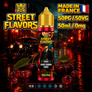 Thomas 50ml Street Flavors by Tribal Force - e-liquide double bonbon cerise