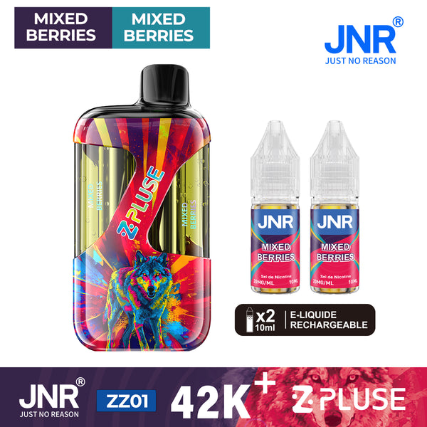ZPluse 42K JNR – Puff Rechargeable 42000 Bouffées Double Saveur 20mg - JNR | PauseClopes