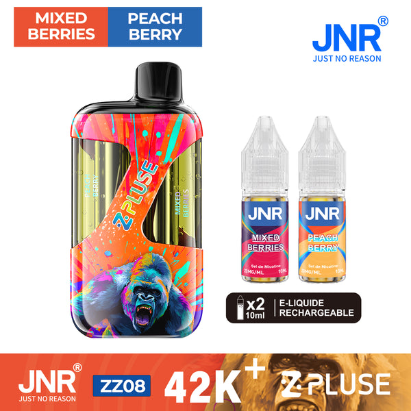 ZPluse 42K JNR – Puff Rechargeable 42000 Bouffées Double Saveur 20mg - JNR | PauseClopes