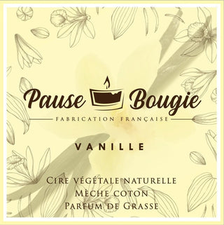 Bougie VANILLE - PAUSE BOUGIE | PauseClopes