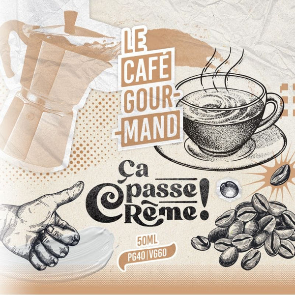 CA PASSE CREME LE CAFÉ GOURMAND 50ML LE CAFÉ GOURMAND 50ML - CA PASSE CREME