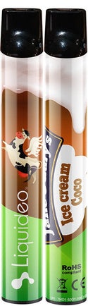 LIQUIDEO E-Cigarettes CREAM COCO Wpuff 1.7% - Liquideo Puff