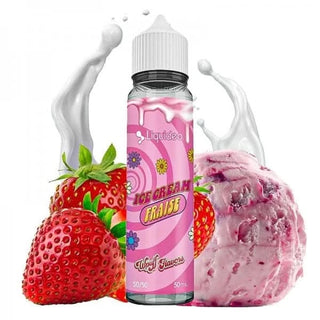 LIQUIDEO Ice Cream Fraise 50ml - Wpuff Flavors by Liquideo