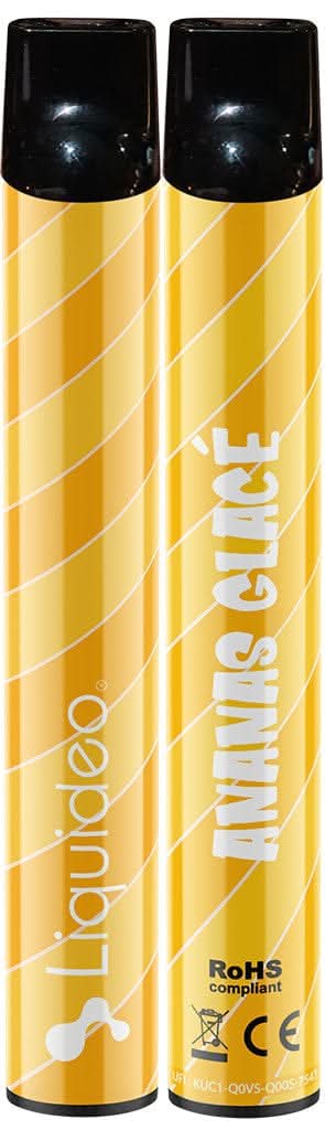 LIQUIDEO E-Cigarettes ANANAS ICE Wpuff 1.7% - Liquideo Puff