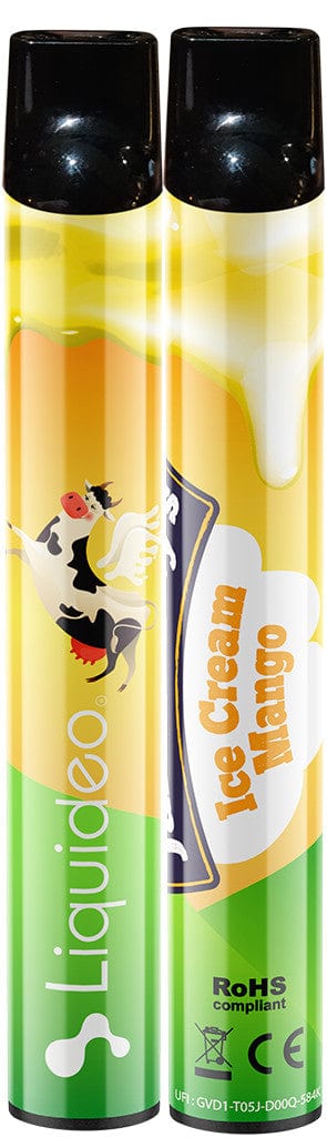LIQUIDEO E-Cigarettes ICE CREAM MANGO Wpuff 1.7% - Liquideo Puff