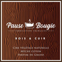 Bougie Bois & Cuir
